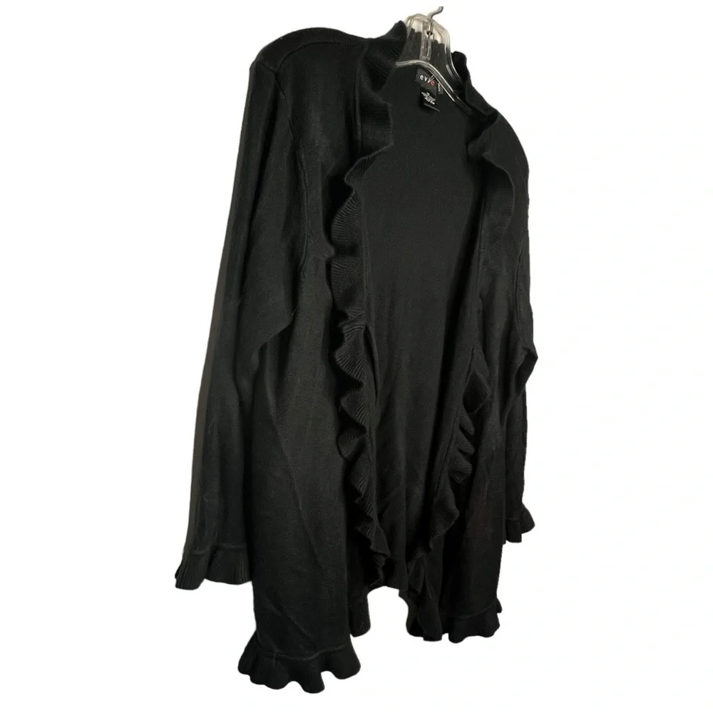 Evie Woman Black‎ Cardigan Sweater - Picture 3 of 5